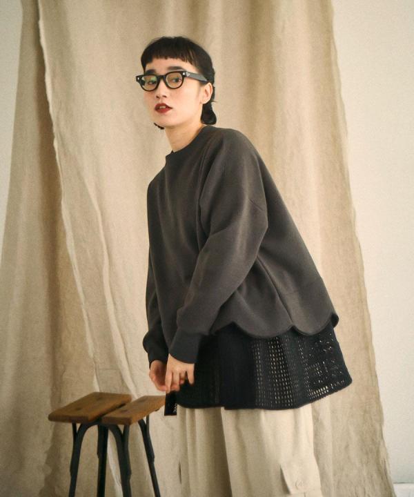 スプリング裏毛　プルオーバー