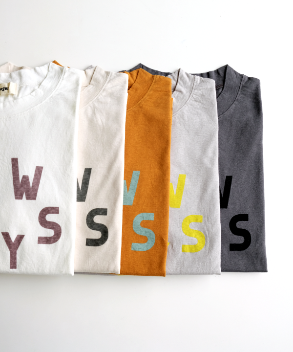 ラフィ天竺　プリントT(The SLOW DAYS)