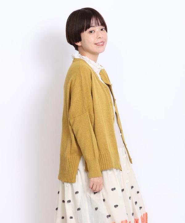 ランダムリブニット　カーディガン