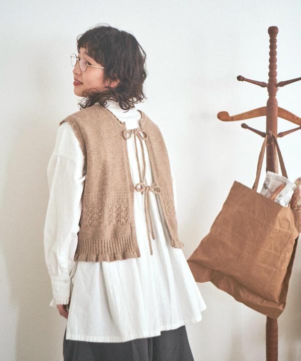 コットンスパン 2wayベスト