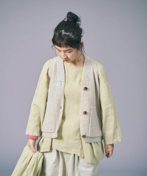 ウールコットン　ベスト