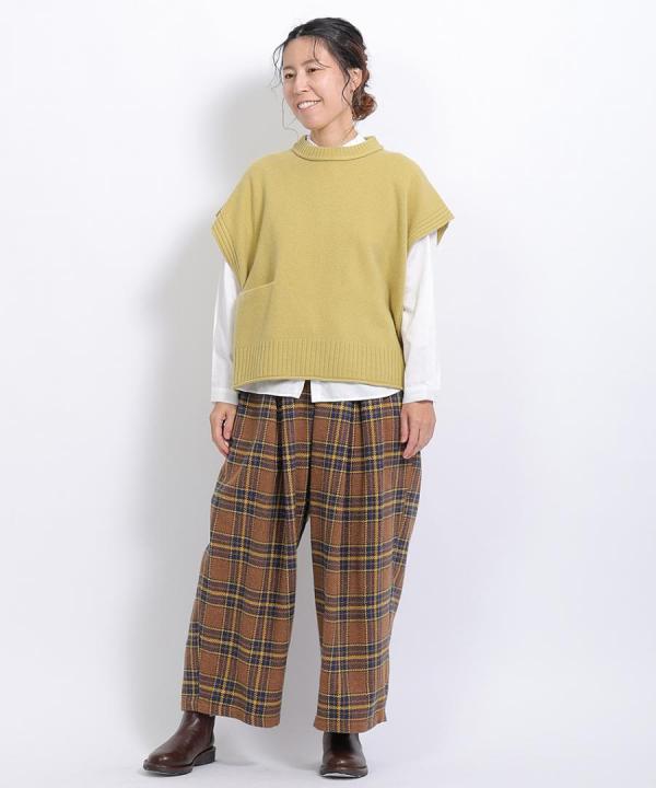 ふわふわウール　ベスト