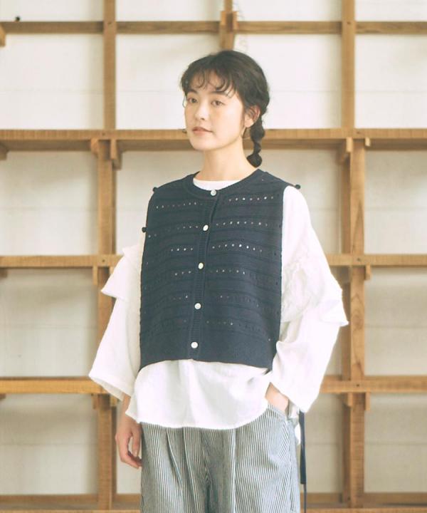 リリヤーンリネンコットン　ベスト