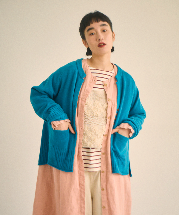 ふわふわウール　カーディガン