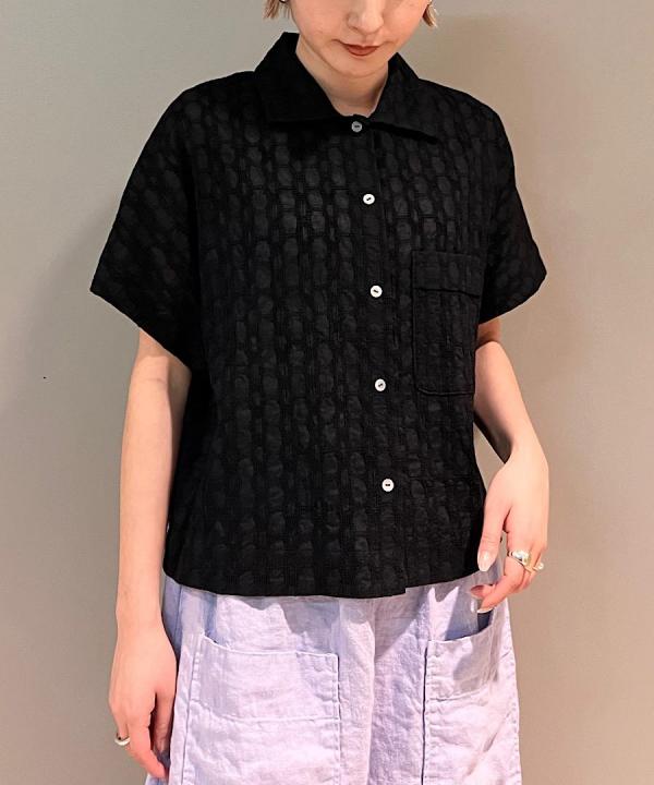 コットンローンシャーリング ドルマンスリーブシャツ