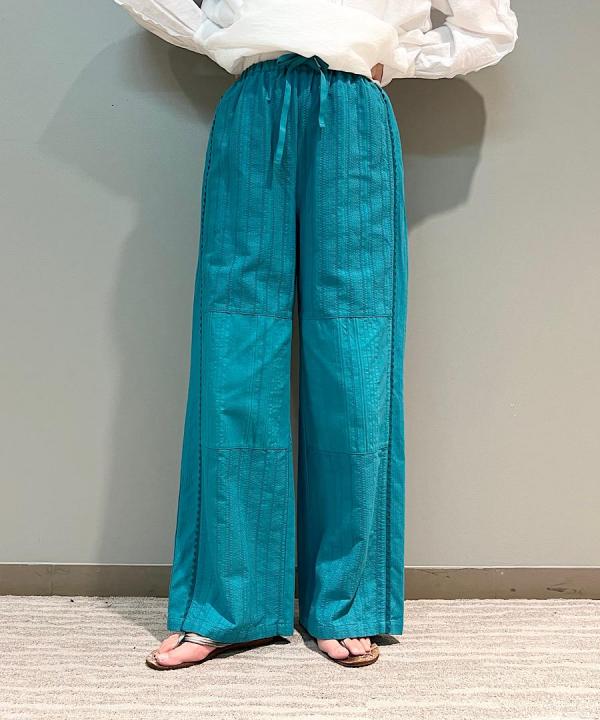 Shuttle notes 織柄 クレイジーイージーパンツ