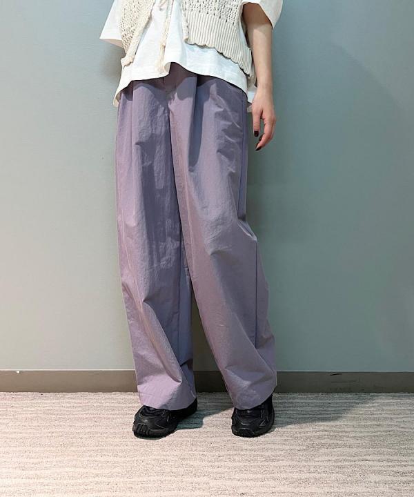 60/1 コットンナイロンタイプライター パンツ