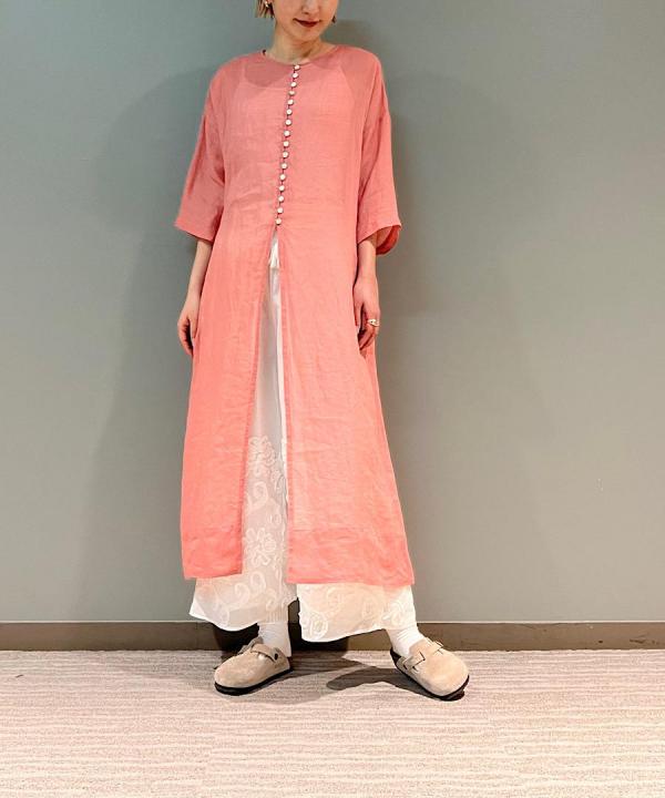 1/160 ラミーローンソフトワッシャー Aラインワンピース