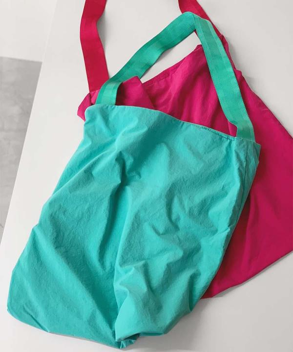 ナイロンタッサー・ガーメントダイ　トートバッグ　/TB