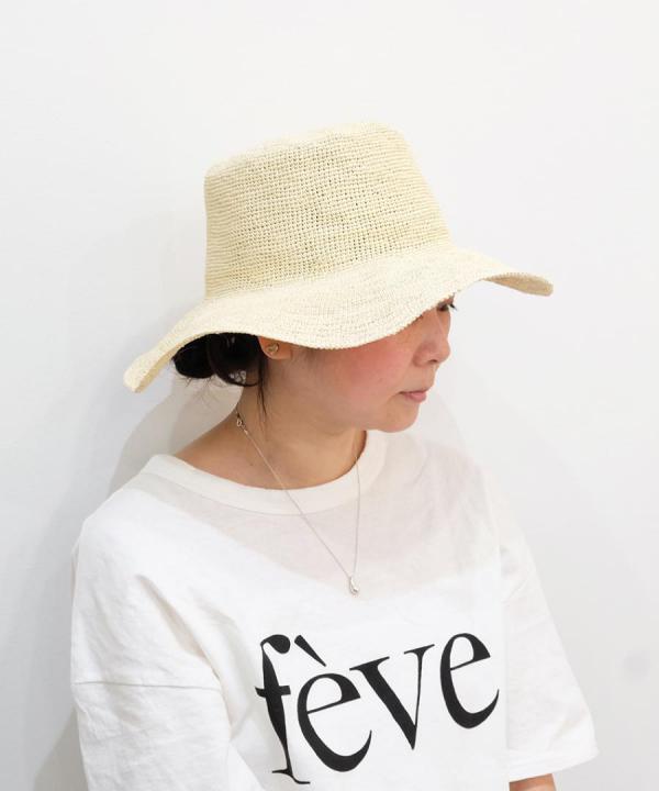 Hippie long brim/レディースパナマハット
