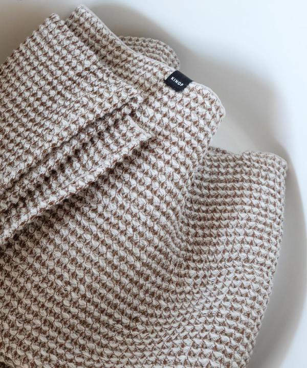 KINOF/木の布/ワッフルタオル/ミニバスタオル