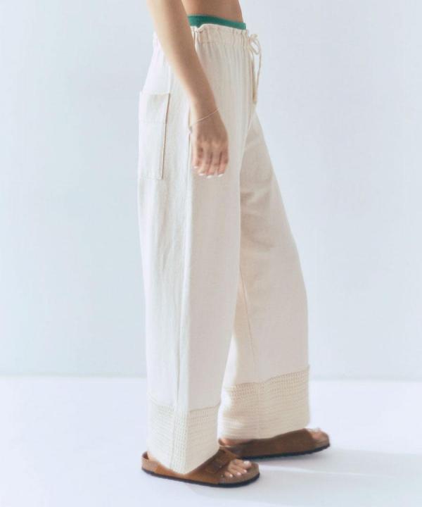 organic&russel イージーパンツ