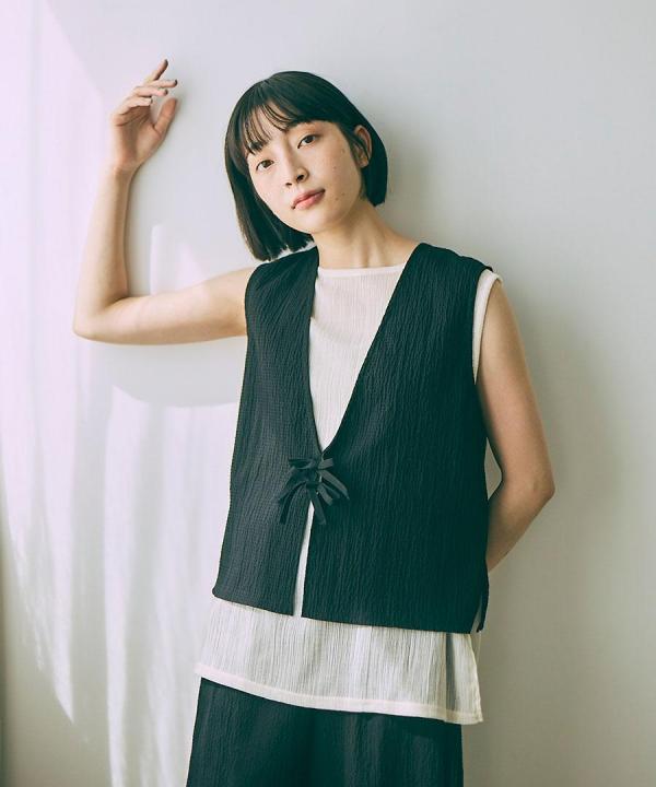 bumpy cotton 2WAYベスト