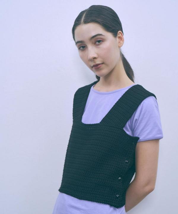 organic&russel ワッフルビスチェ