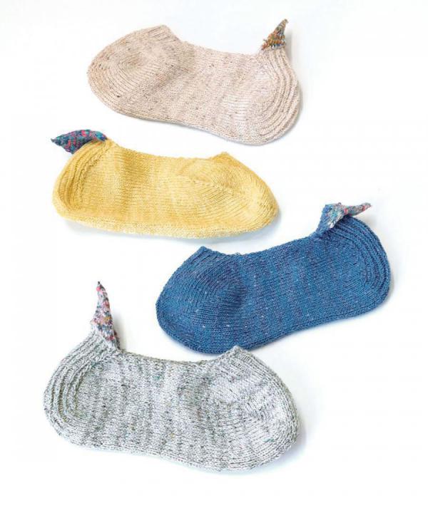 色の輪郭　カバーソックス