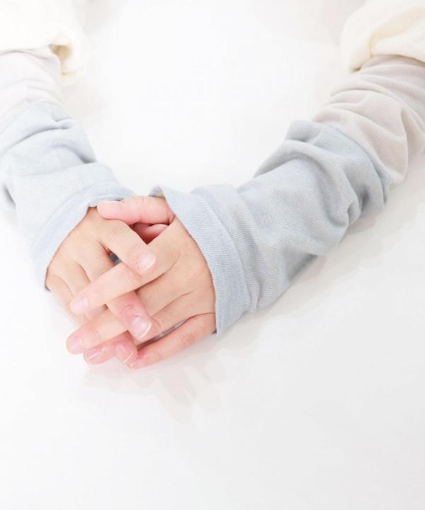 レッグ&アームウォーマー　綿麻/シルク