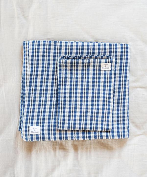 Suno&Morrison/オーガニックコットンカディシーツ/ミニマドラス