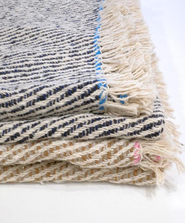 ガラ紡ブランケットストール/ツイル