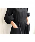 volume sleeve dress