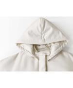padded short hood coat