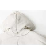 padded short hood coat