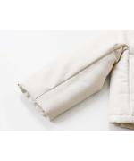 padded short hood coat