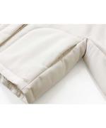 padded short hood coat