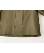 ventile short cape coat