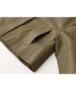 ventile short cape coat