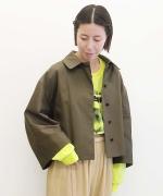 ventile short cape coat