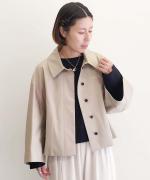 ventile short cape coat