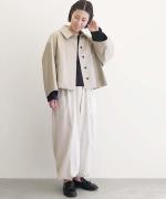 ventile short cape coat