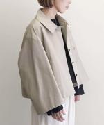 ventile short cape coat