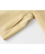 super 140s short hood coat