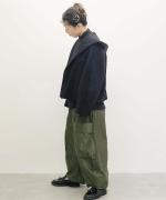 super 140s short hood coat