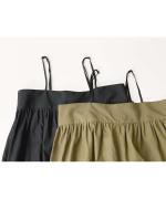 shirring all-in-one - cotton lyocell