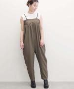 shirring all-in-one - cotton lyocell