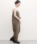 shirring all-in-one - cotton lyocell