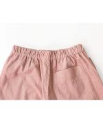 Cord Barrel Leg Trousers