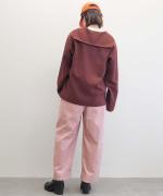 Cord Barrel Leg Trousers