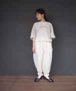 STRIPE DOLMAN SLEEVE SHORT SHIRT