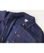 Patch Pocket Japanese Denim Coat