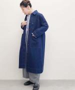 Patch Pocket Japanese Denim Coat