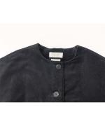 Round Neck Cotton Velvet Jacket