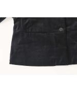 Round Neck Cotton Velvet Jacket