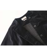 Round Neck Cotton Velvet Jacket