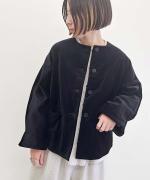 Round Neck Cotton Velvet Jacket