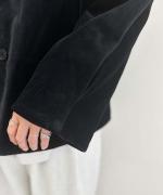 Round Neck Cotton Velvet Jacket