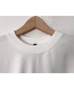 ミディ天竺バックラウンド ロングスリーブTシャツ