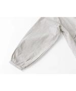 Gathered Neck Mini Stripe Shirt